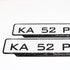 Gel Number Plate for Car | Modified Online Store