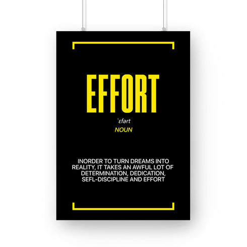 Effort | Poster