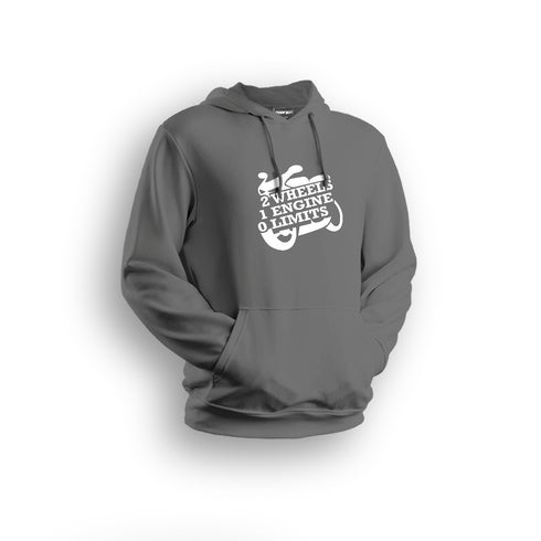 2 wheels 1 engine Hoodies Modified Online Store