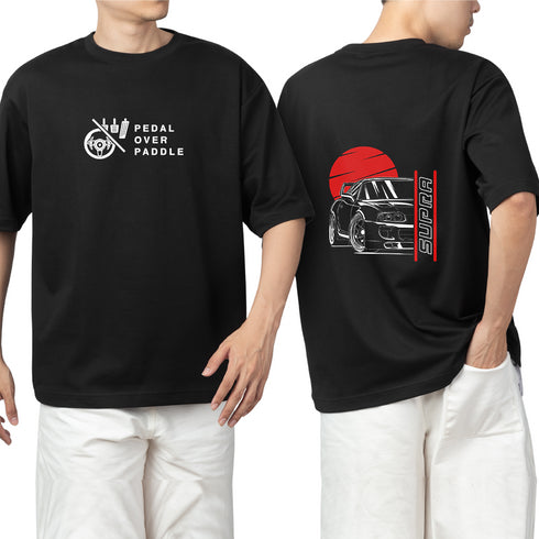 Pedal Over Paddle Oversized T Shirt