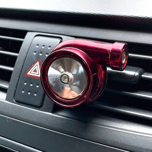 Red Turbo Metal Air Freshener