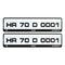 Car Gel Number Plate | Modified Online Store