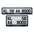 Bike Gel Number Plate Custom | Modified Online Store