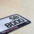 Bike Gel Number Plate Custom | Modified Online Store