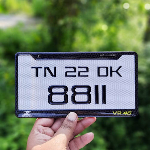 Customizable Gel Number Plate for Bikes | Modified Online Store